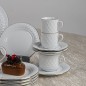 Service Petit Déjeuner GRAND SIECLE 36 Pièces en Porcelaine Service Petit Déjeuner GRAND SIECLE 36 Pièces en Porcelaine