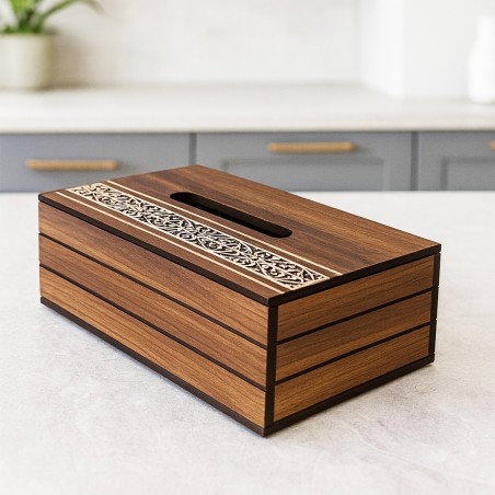 Porte-Serviettes en Bois 25x15 cm