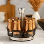 Ensemble Porte-Épices Rotatif 6 pièces