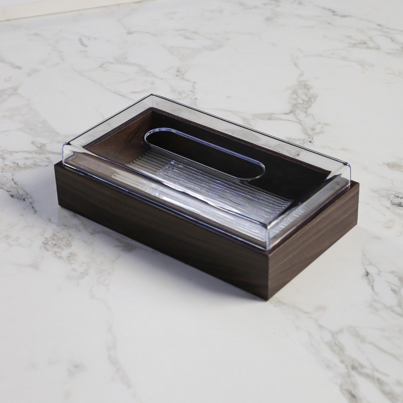 Boîte de Rangement pour Lingettes en Bois