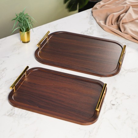 Lot De 2 Plateaux à Charcuterie En Bois Bambou Avec Chiffres Anniversaire - 30, 50 Ou 60 Ans - Parfait Pour Fêtes Et Célébrations