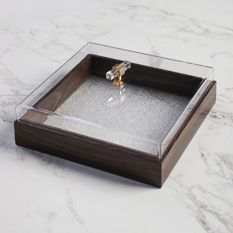 Plateau de Présentation avec Couvercle Transparent