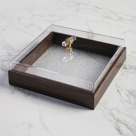 Plateau de Présentation avec Couvercle Transparent