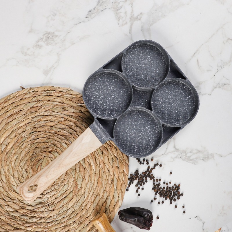 Poêle à 4 Compartiments 18 cm en Granite