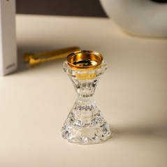 Encensoir en Verre avec Couvercle Doré