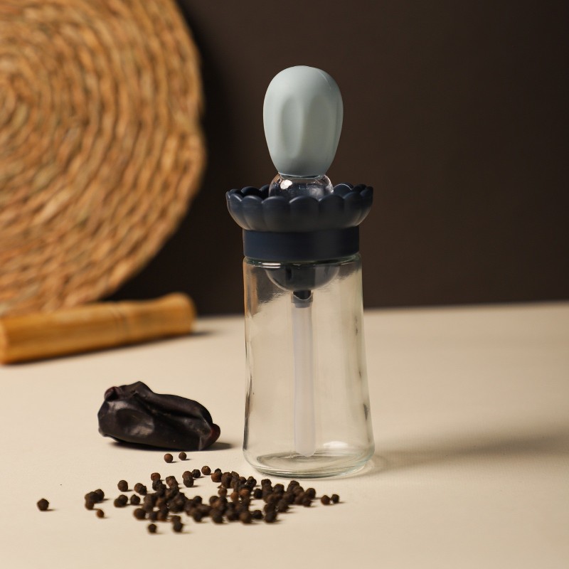 Pinceau Huilier en Silicone 200ML - Bleu