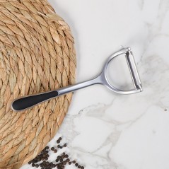 Éplucheur de Légumes en Inox avec Poignée Antidérapante