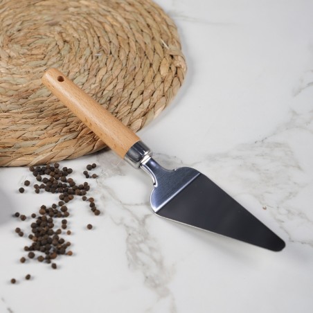 Pelle à Gâteau en Inox avec Manche en Bois