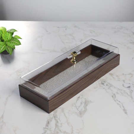 Plateau de Présentation avec Couvercle Transparent