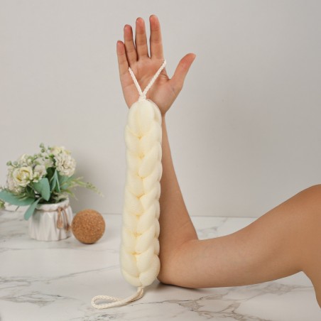 Éponge de Bain Tressée Douce