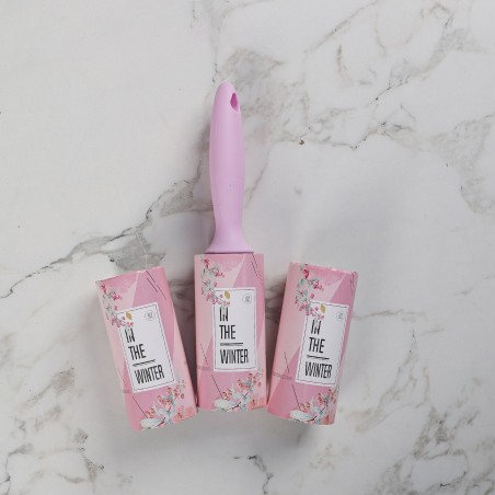 Lint Roller Anti-Peluches avec Lot de 3 Recharges