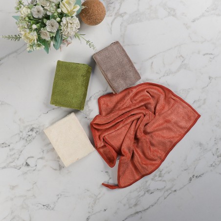 Lot de 4 Lingettes Microfibres Douces