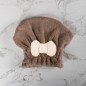 Bonnet de Bain en Microfibre avec Nœud
