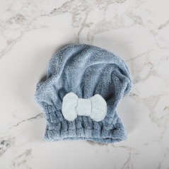 Bonnet de Bain en Microfibre avec Nœud