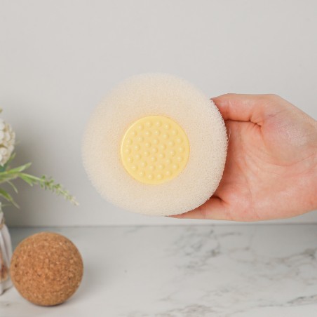 Éponge de Bain Ronde avec Poignée