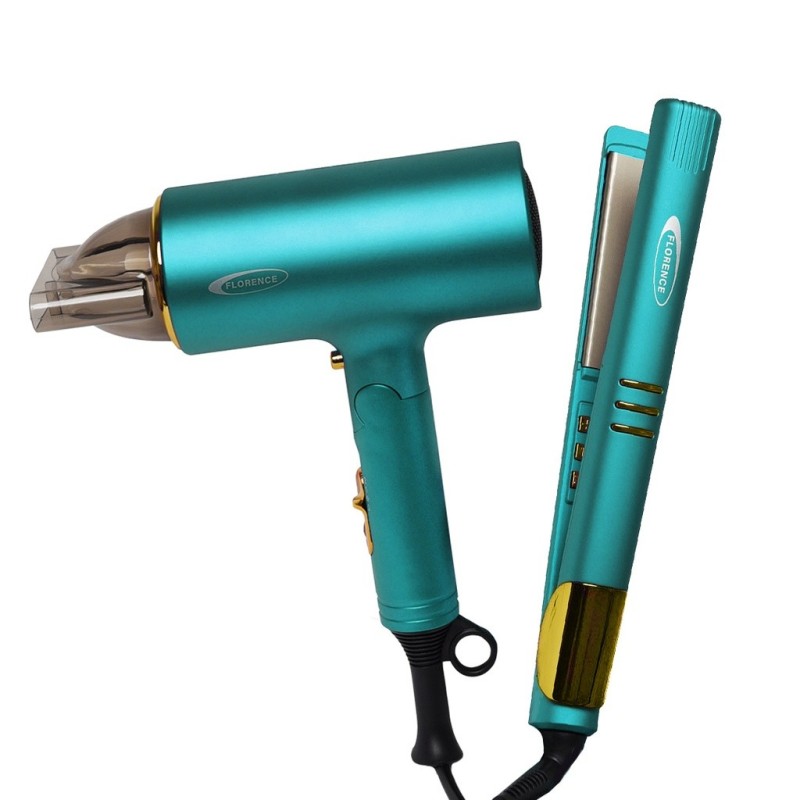 Séche cheveux 2200W + Lisseur 250W - Florence HK-383 Séche cheveux 2200W + Lisseur 250W - Florence HK-383