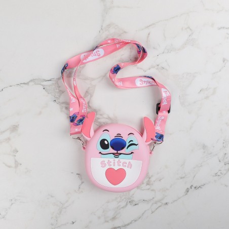 Sac Bandoulière Stitch Modèle Rose