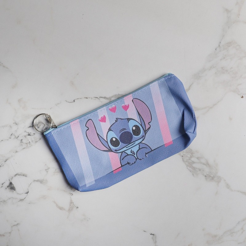 Trousse Stitch Fermeture Éclair Bleu Trousse Stitch Fermeture Éclair Bleu