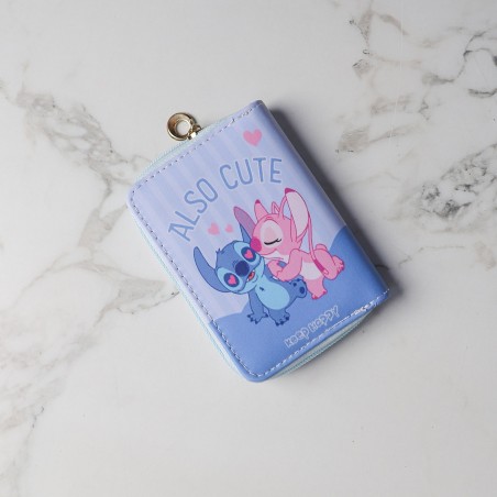 Portefeuille Stitch & Angel Bleu