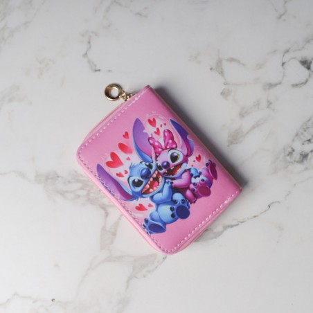 Portefeuille Stitch & Angel Rose