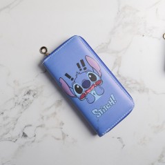 Portefeuille Stitch Bleu