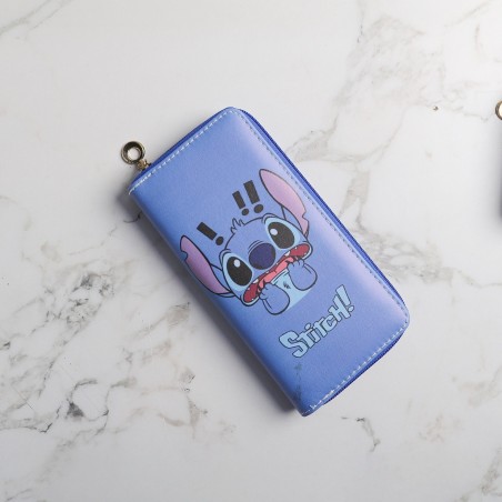 Portefeuille Stitch Bleu