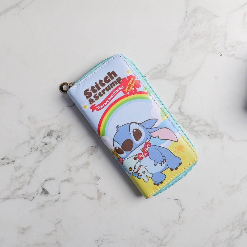 Portefeuille Stitch Bleu