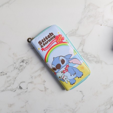Portefeuille Stitch Bleu
