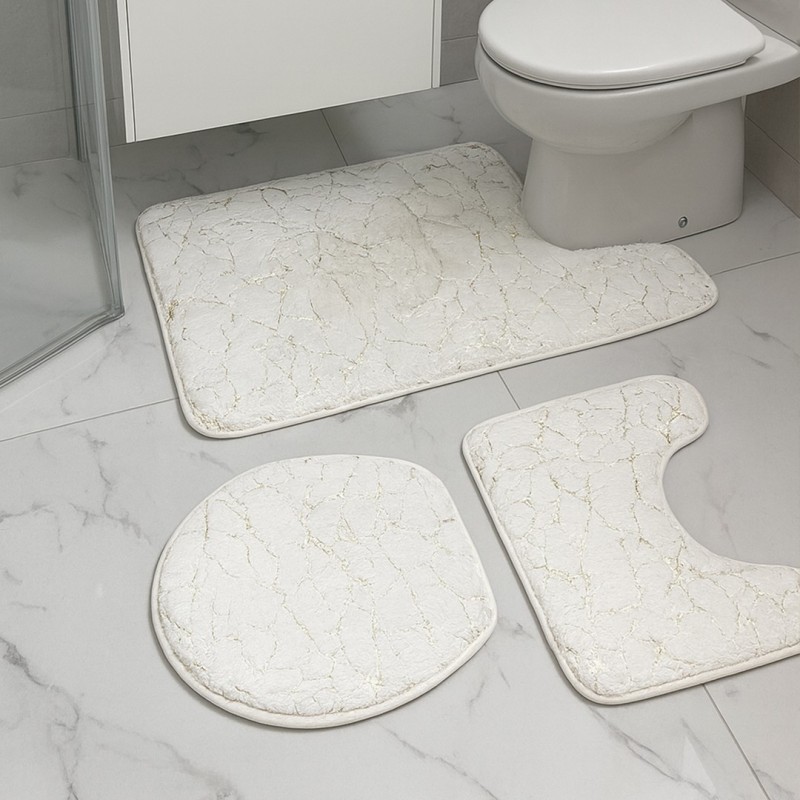 Tapis Salle Bain 3 Pièces