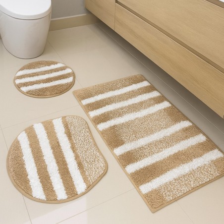 Tapis Salle Bain 3 Pièces