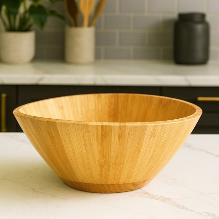 Saladier Ovale 28x26 cm en Bois