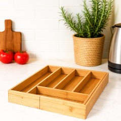 Organisateur de Couverts 42x43 cm en Bois