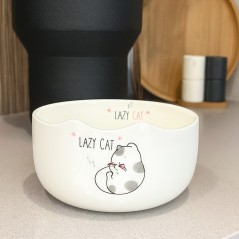 Bol en Céramique avec Motif Chat Mignon