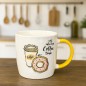 Tasse en Céramique Motif Donut & Gobelet