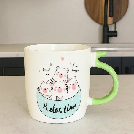 Tasse en Céramique Design Oursons Mignons