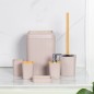 Série salle de bain 7 Pièces en Plastique - Biege