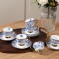Service à Café en Porcelaine 12 Pièces