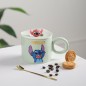 Tasse à Café En Céramique avec Cuillère Stitch