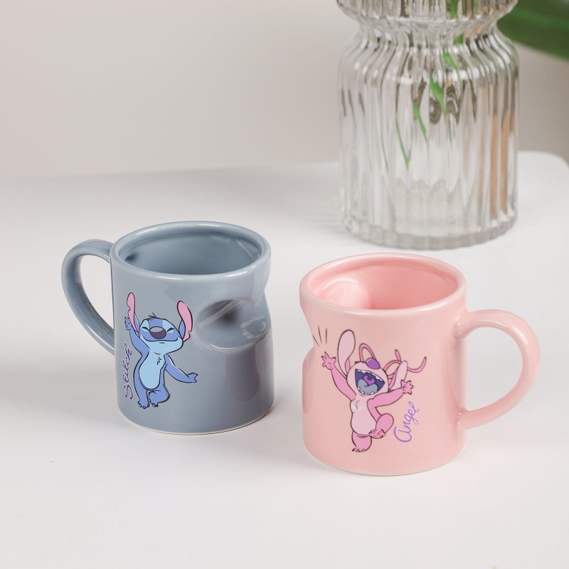 Lot de 2 Mugs Couple 350ML en Céramique