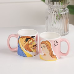 Lot de 2 Mugs Couple 350ML en Céramique