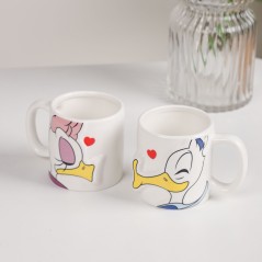 Lot de 2 Mugs Couple 350ML en Céramique