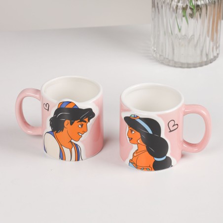 Lot de 2 Mugs Couple 350ML en Céramique