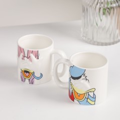 Lot de 2 Mugs Couple 350ML en Céramique