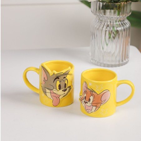 Lot de 2 Mugs Couple 350ML en Céramique