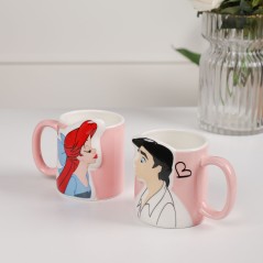 Lot de 2 Mugs Couple 350ML en Céramique
