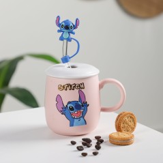 Tasse à Café En Céramique avec Cuillère Stitch