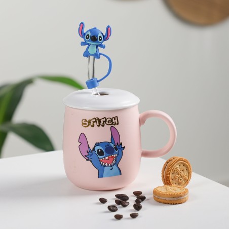 Tasse à Café En Céramique avec Cuillère Stitch