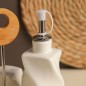 Set Huile & Vinaigre en Céramique avec Support Bois – 4 Pièces Set Huile & Vinaigre en Céramique avec Support Bois – 4 Pièces