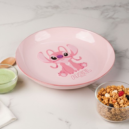 Assiette Enfant en Céramique – Modèle Angel Rose