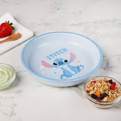Assiette Enfant en Céramique – Modèle Stich Bleu
